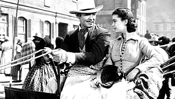 Gone with the Wind, Scarlett O'Hara, Rhett Butler, Civil War era HD wallpaper