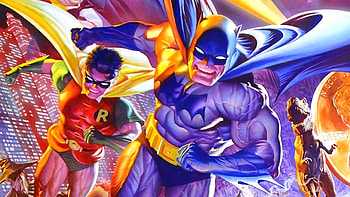 Batman & Robin, Batman, Alex ross, DC Comics, Robin (DC Comics) HD wallpaper