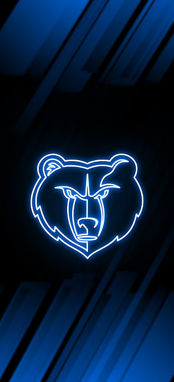 Memphis Grizzlies, Neon , Basketball excitement, Electric atmosphere HD phone wallpaper