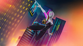 Gwen Stacy fall Moment, gwen-stacy, digital-art, art, artwork, superheroes, artstation HD wallpaper
