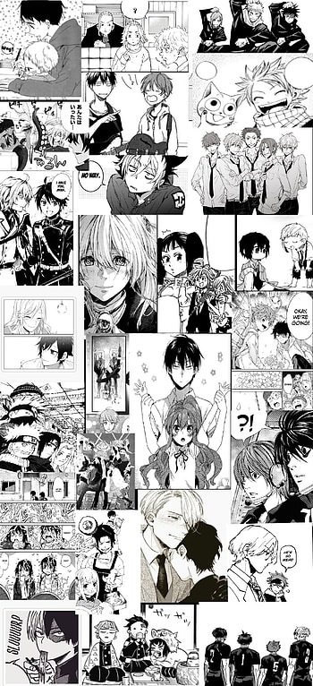 Anime manga mix, animemix HD phone wallpaper