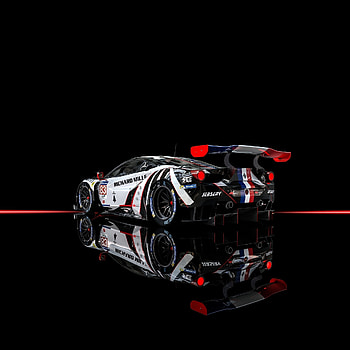 Ferrari, race car, rear HD phone wallpaper