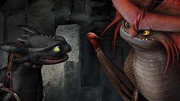 toothless and stormcutter how to train your dragon 2 HD wallpaper