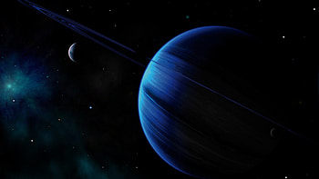 Universe, Dark, Ring, Planet HD wallpaper