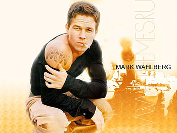 Mark Wahlberg, sexy, actor, smoking, cute, short hair, black shirt, male HD wallpaper