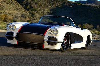 1959 Chevrolet Corvette ZR59, Roadster, White, Vette, GM HD wallpaper