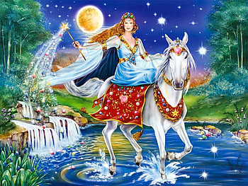 Moonlight fairy, night, horse, stars, nice, magical, trees, white, exotic, girl, grass, lake, woman, stones, summer, fairy, falling, light, green, lovely, fairytale, starry, lady, painting, moon, moonlight, reflection, water, sea, rising, magic, fall, beautiful, waterfall, sky, flowers, rider HD wallpaper