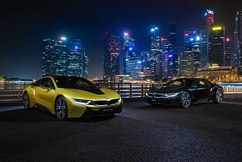 BMW I8 Frozen Yellow Edition, bmw-i8, bmw, cars, 2018-cars HD wallpaper