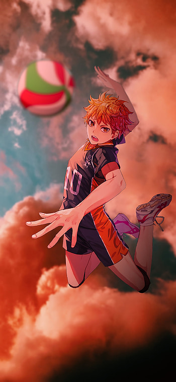 Hinata Shōyō - Haikyū!!, sneakers, volleyball, Haikyū!!, Shōyō Hinata, Anime HD phone wallpaper