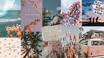 Aesthetic Laptop Background Collage : Summer Aesthetic collage. Aesthetic collage, Collage, Winter Aesthetic Collage HD wallpaper