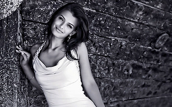 Sexy girl, sexy, girl, model, black and white HD wallpaper