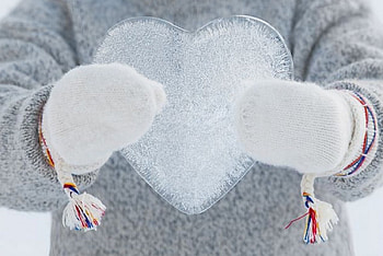 winter, heart, graphy, ice HD wallpaper