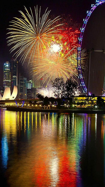 Firework Holiday, Firework displays, Festive celebration HD phone wallpaper