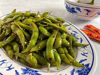 Edamame beans, Hawaiian delicacy, Edamame delight, Finger-licking good HD wallpaper
