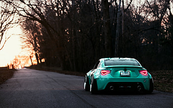 Cars, Toyota, Evening, Back View, Rear View, Gt86 HD wallpaper