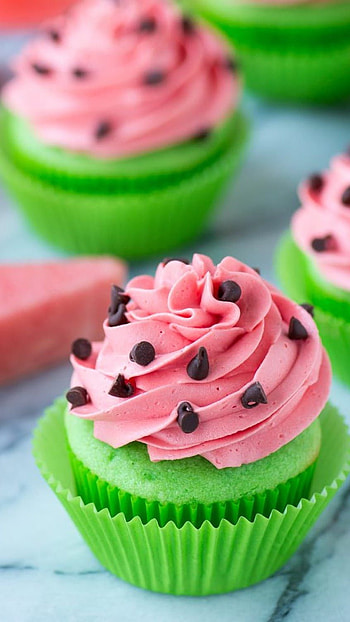 Cupcake, Sweet Green Cupcake HD phone wallpaper