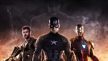 Thor and Iron Man, Captain America HD wallpaper
