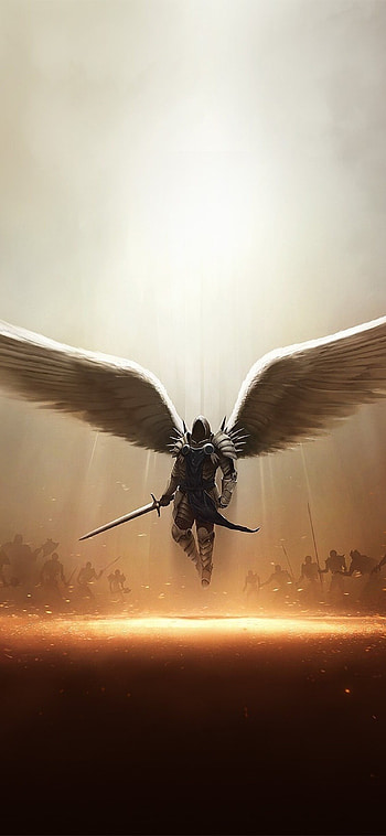 Diablo 3 Tyrael, Archangel of Justice, XS HD phone wallpaper