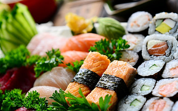 Sushi , High-definition cuisine, Aesthetic delight, Japanese cuisine HD wallpaper