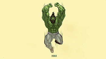 Gym Trainer Hulk, hulk, superheroes, artwork, artist, artstation HD wallpaper