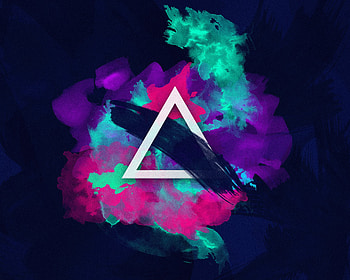 Graphic Design Vector, triangle, abstract HD wallpaper