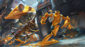 Zesty Dip Zac Skin LoL Splash Art PC, Video Game, League Of Legends, Zac (League Of Legends) HD wallpaper