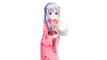 Izumi sagiri, traditional dress, cute HD wallpaper