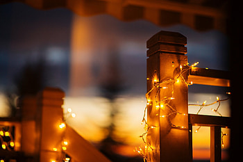 Fairy lights night, Beauty in darkness, Illuminated landscapes, Stunning backgrounds HD wallpaper