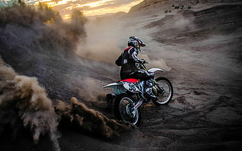 Dirt biking excitement, Off-road journeys, Thrilling adventures, Biking passion HD wallpaper