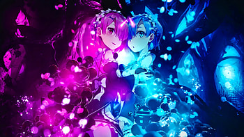Unicorn Gals, magic, anime, fantasy, unicorn, women, girls HD wallpaper