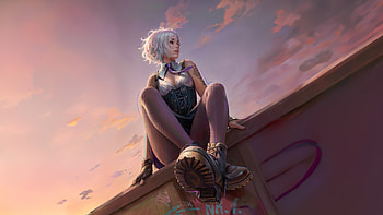 Lost In Thought, artist, artwork, digital-art, artstation HD wallpaper
