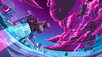 Rocket League X Monstercat, rocket-league, games, 2018-games, monstercat, digital-art HD wallpaper