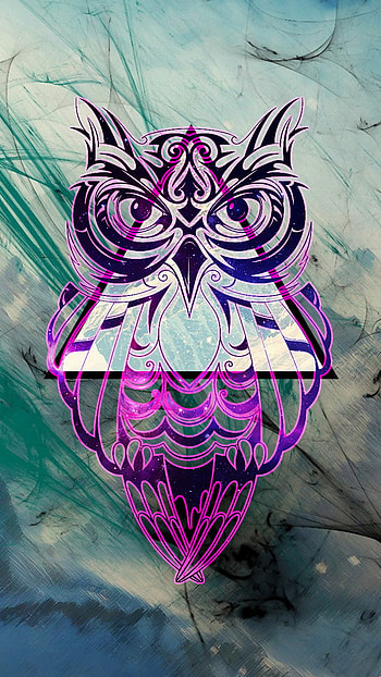 Owl Abstract, Animal, owl HD phone wallpaper