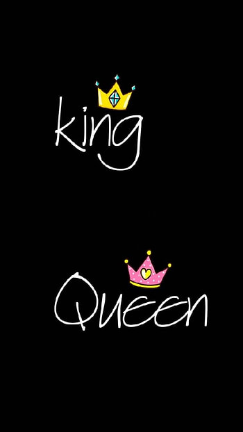 King Queen, King, Queen, simple HD phone wallpaper