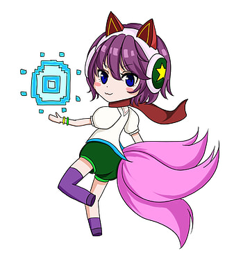 League of Legends, Chibi, Ahri HD phone wallpaper