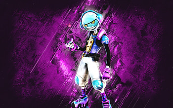 Fortnite Gumbo Skin, Fortnite, main characters, purple stone background, Gumbo, Fortnite skins, Gumbo Skin, Gumbo Fortnite, Fortnite characters HD wallpaper