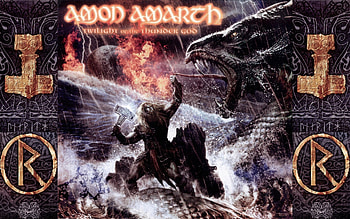 music, Metal Music, Amon Amarth, Vikings, Heavy Metal, Fire, Dragon, Thor, Hammer / and Mobile Backgrounds HD wallpaper