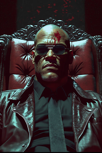 Morpheus, AI Art, movie HD phone wallpaper
