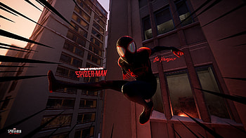 1920x1080 - Videogame - Spider-Man Miles Morales - Be Yourself, Miles Morales, Spider-Man (PS4), black, red, red and black HD wallpaper