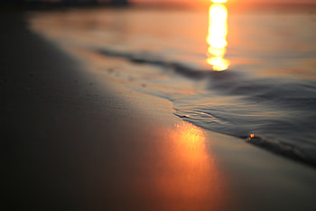 Waves Hitting Shore, waves, shore, nature HD wallpaper