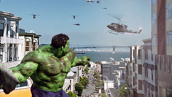 Hulk im Fernsehprogramm, TV program, Superheldenfilm, Actionfilm HD wallpaper