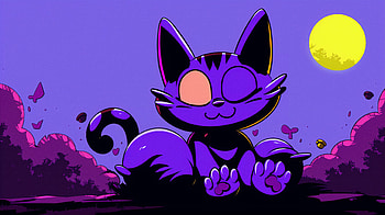 Moonlit Mischief with CatNap - Now!, video game, Poppy Playtime, CatNap (Poppy Playtime) HD wallpaper