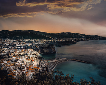 Cities, Architecture, Italy, City, Bay, Buildings, Amalfi Coast HD wallpaper