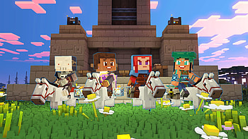 Minecraft Legends Video Game — : Mounts & Heroes, video game, Minecraft Legends HD wallpaper