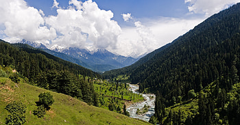 River, Nature, , Landscape, Cloud, Forest, Mountain HD wallpaper