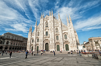Milan Cathedral, background HD wallpaper
