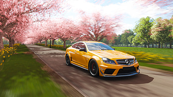 Mercedes Benz C63 AMG Coupe Forza Horizon 4 , forza-horizon-4, mercedes-benz, mercedes, cars HD wallpaper