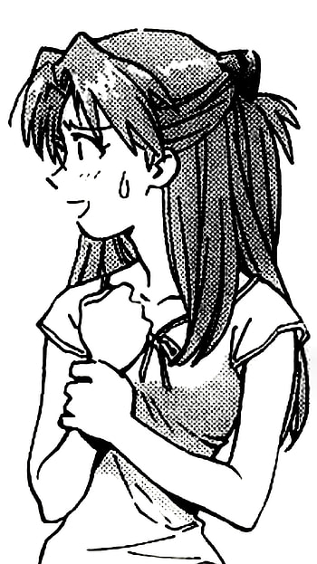ASUKA MANGA, evangelion HD phone wallpaper