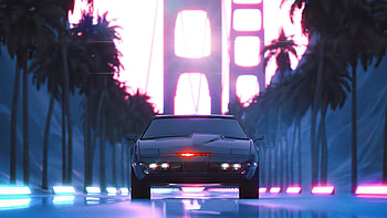 Knight Rider TV series, Black Knight Rider car HD wallpaper
