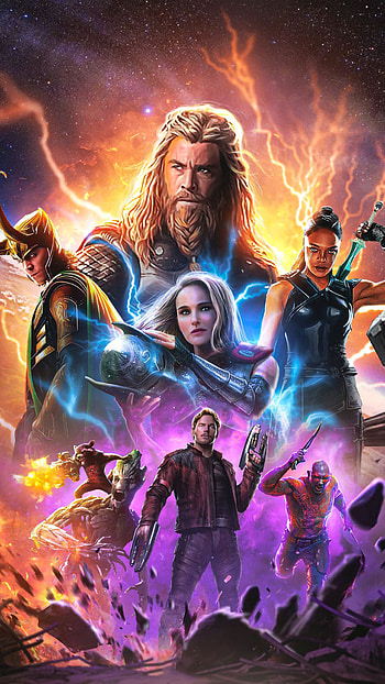Natalie Portman, Thor: Love and Thunder, Poster, Ultra mobile HD phone wallpaper